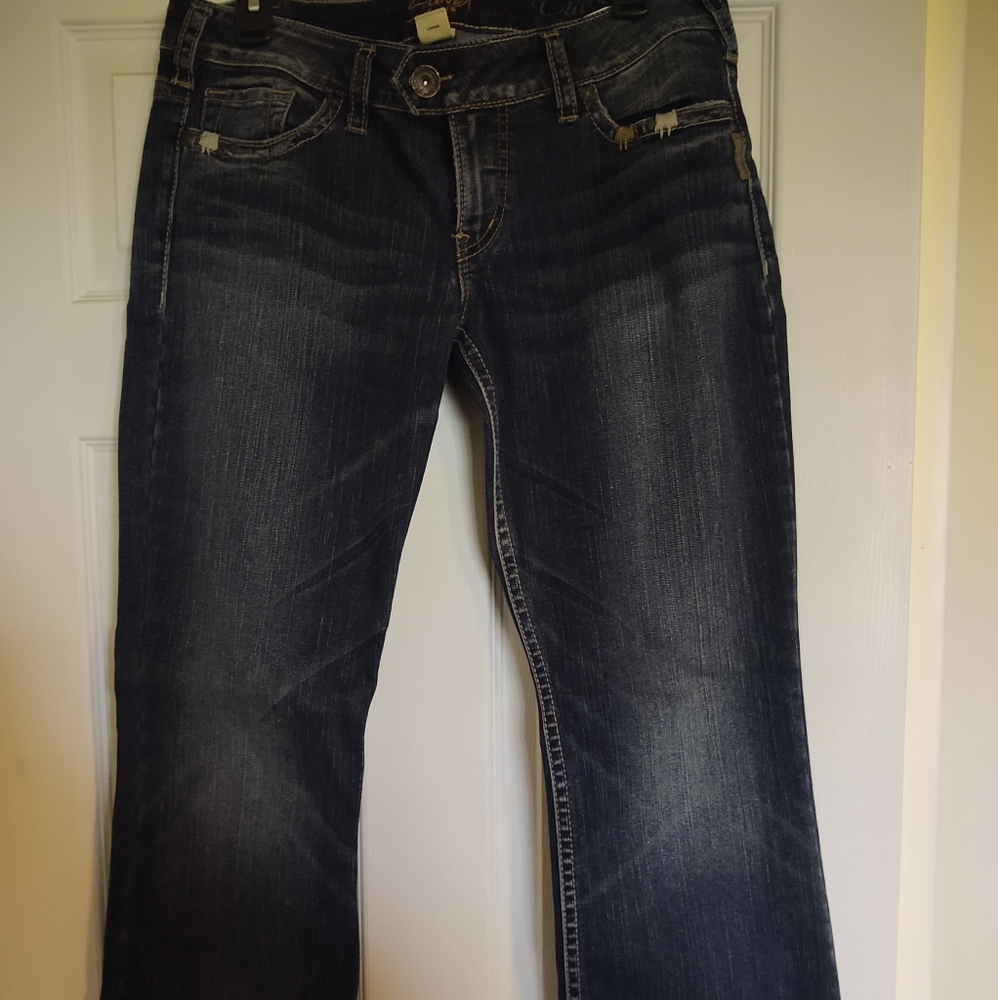 Silver bootcut jeans